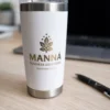 Engraved drinkware Engraved drinkware with business logo