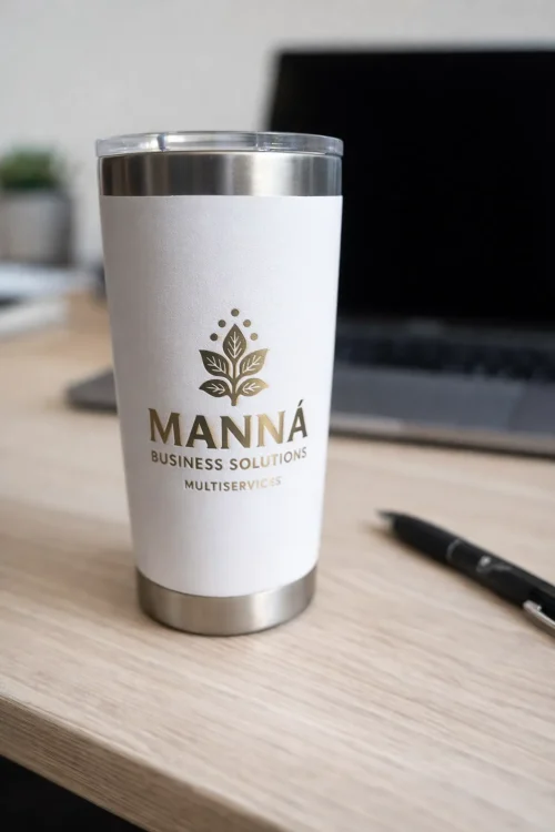 Engraved drinkware Engraved drinkware with business logo