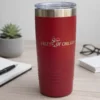 Engraved red tumbler Engraved red tumbler