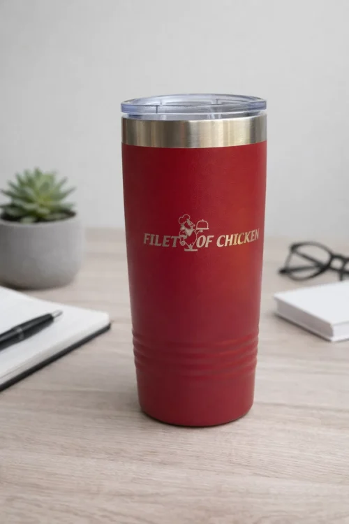 Engraved red tumbler Engraved red tumbler