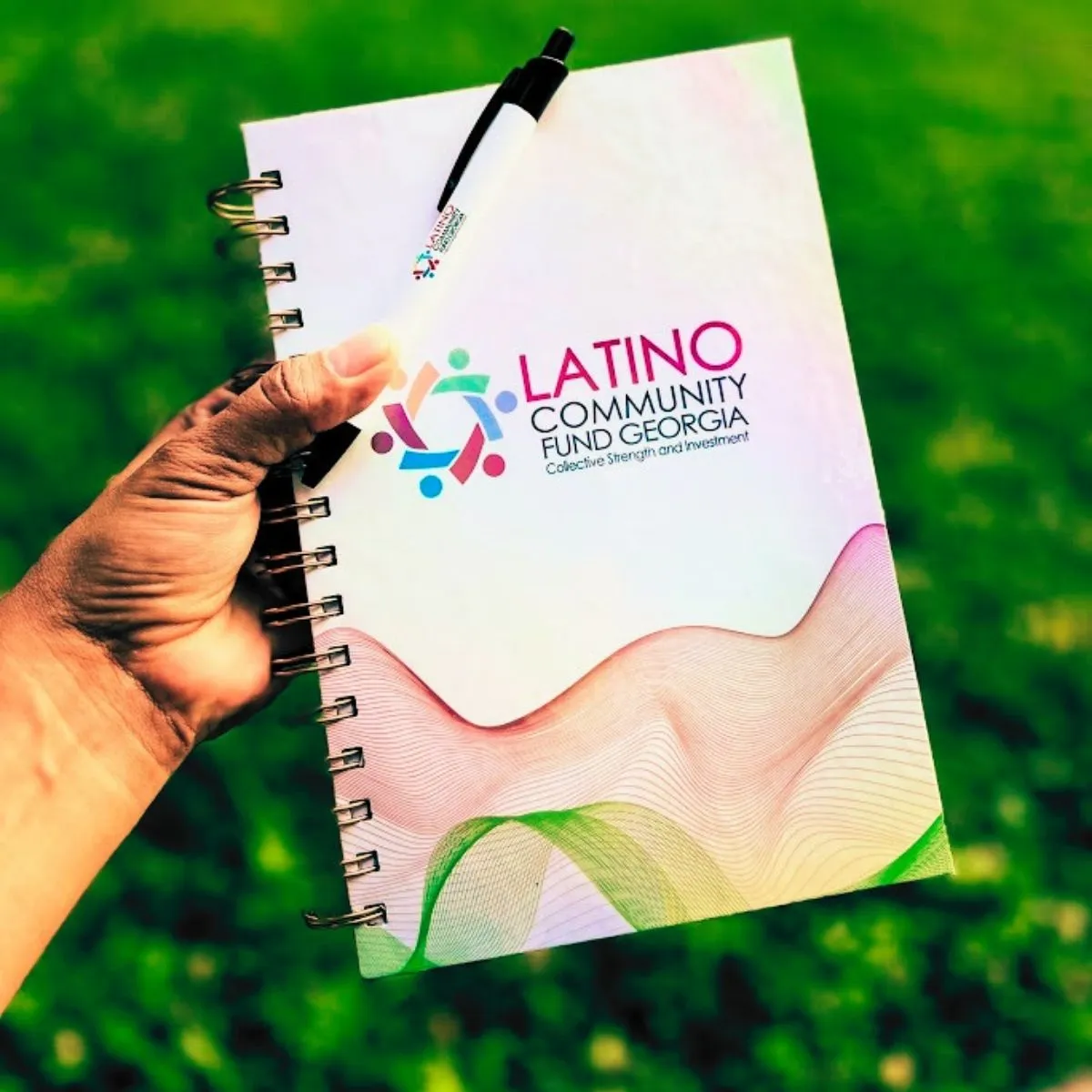 NOtebook with printed pen for business