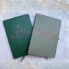 Notebooks with logo printed with UV printer,