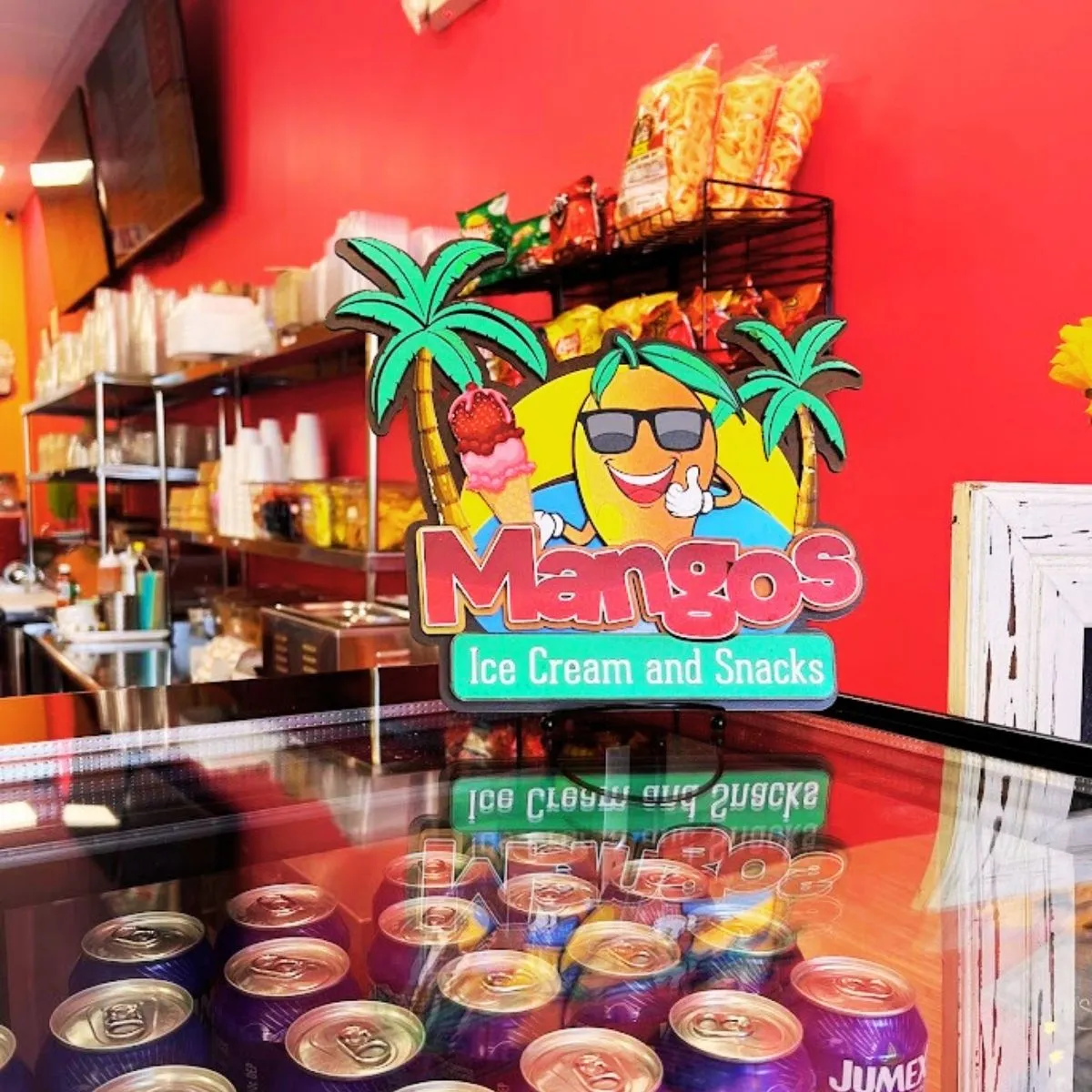 Countertop wood logo for business