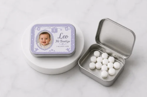 Personalized Baptism Mint Tin Favor